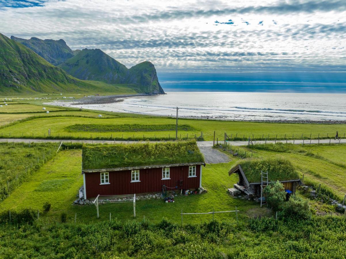 Unstad Cabin With Seaview Unnstad Екстер'єр фото
