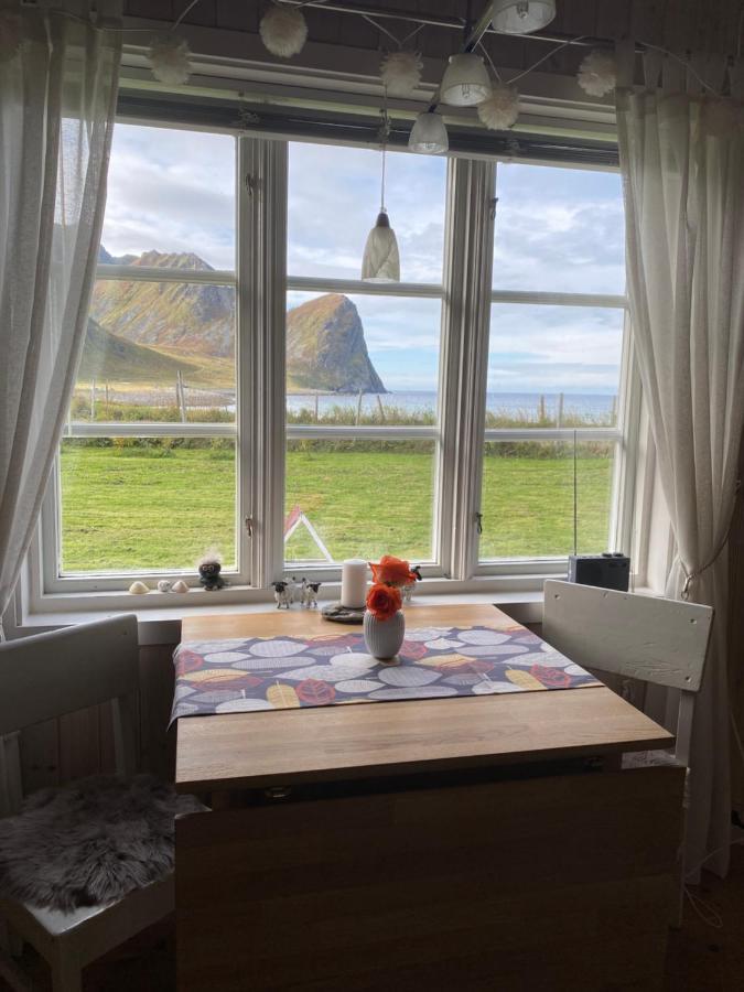 Unstad Cabin With Seaview Unnstad Екстер'єр фото