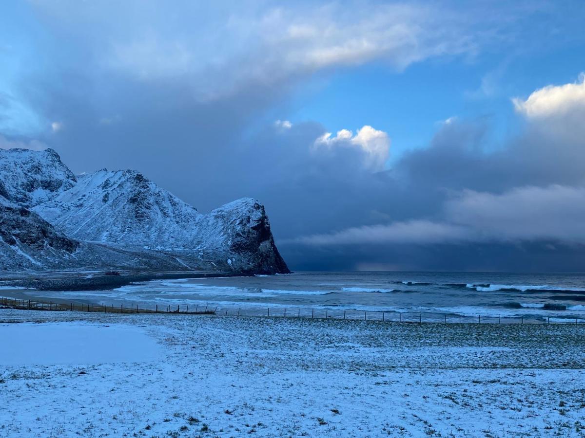 Unstad Cabin With Seaview Unnstad Екстер'єр фото
