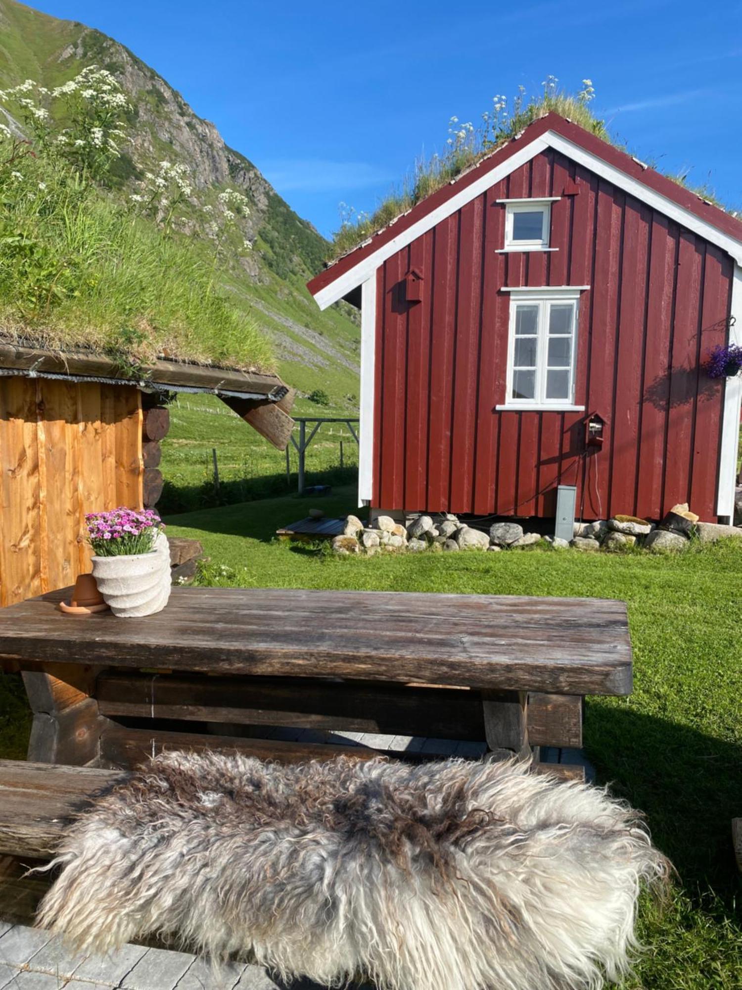 Unstad Cabin With Seaview Unnstad Екстер'єр фото